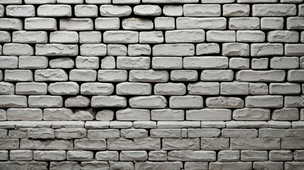 White brick wall texture with rough surface textured 1