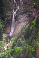 Rothbach Waterfall near Konigssee lake in Berchtesgaden National Park, Germany
