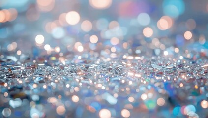 Sparkling, glittering, and luminous shards reflect light, creating a captivating display of shimmering brilliance.