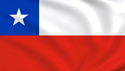 Fototapeta premium flag of Chile