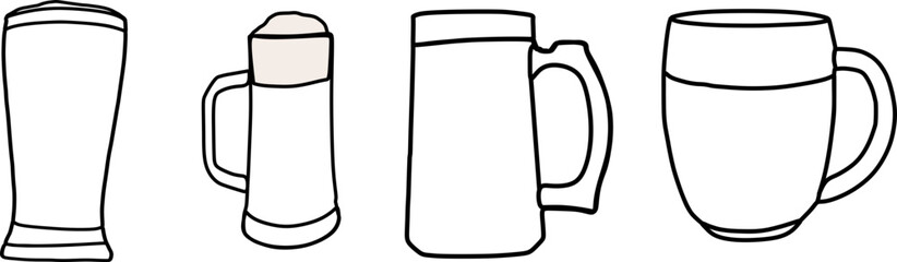 silhouette Cheers! Clink glasses. Close-up shots of hands holding beer glasses and beer bubbles.glass of beer isolated on white background,Beer bottle vector icon set


