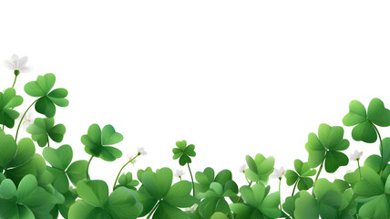 frame of green leaves