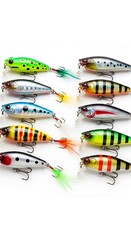 Colorful Fishing Lures - A Variety of Baits for Anglers.