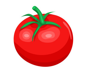 tomato isolated on white