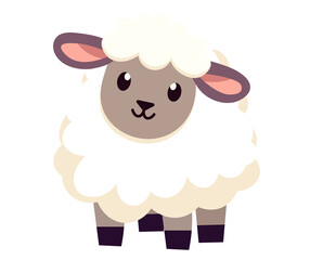 vector illustration of sheep
