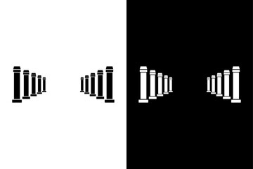 Isolated classical columns — minimal background concept.