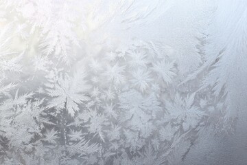 Frosty window pattern