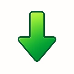 A green arrow pointing downwards, conveying direction or progress. The arrow is a vibrant, single element against an unobtrusive backdrop