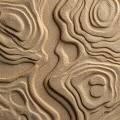 Песчаная стена с органическим узором пузырей
