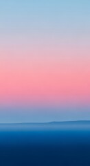 Obraz premium Serene Horizon - A Gradient of Sky and Sea.