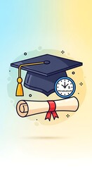 Graduation Time - Celebrating Academic Achievement and Future Success.