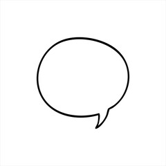 chat icon on a white background