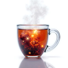 Galaxy tea cup celestial brew