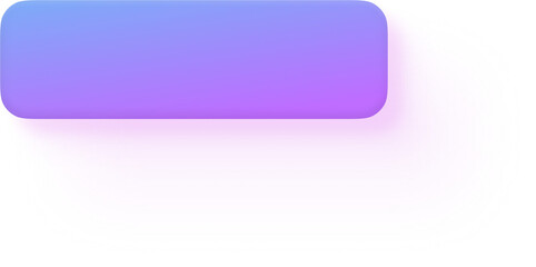 Neumorphic 3D Button in Magic Violet and Blue Gradient