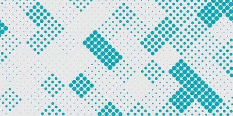 Transparent Vector Gradient Blue Color Halftone Background Staggered Dots Pattern modern.
