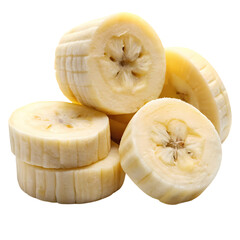 Banana isolated on transparent background