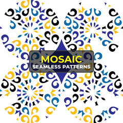 Modern Geometric Colorful Pattern Background with Vibrant Vector Texture