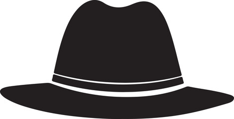 black hat isolated on white