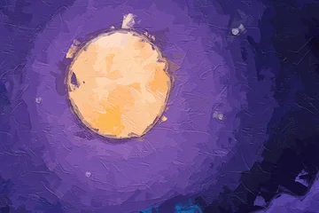 Fototapete Rund Warmes Lila Various oil paintings, flowers, roses, peonies, landscapes, moonlight, chrysanthemums, butterflies, lakes, cottages, grapes  © Zhang