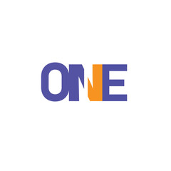 One letter unique logo design