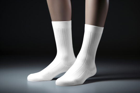 Customizable socks mockup png, transparent design