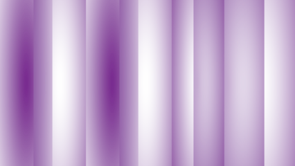 Vertical purple gradient stripes with bright white highlights isolated on a transparent background violet