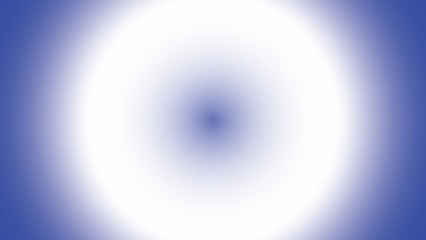 White circle with glowing effect on blue gradient background isolated on a transparent background image