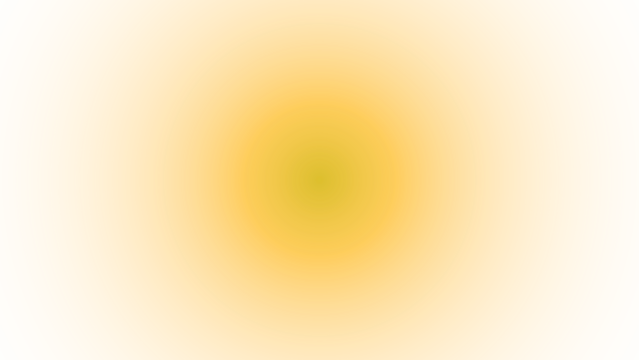 Soft yellow and orange gradient radial blur background isolated on a transparent background abstract