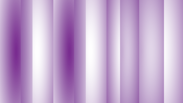Vertical purple gradient stripes with bright white highlights isolated on a transparent background violet