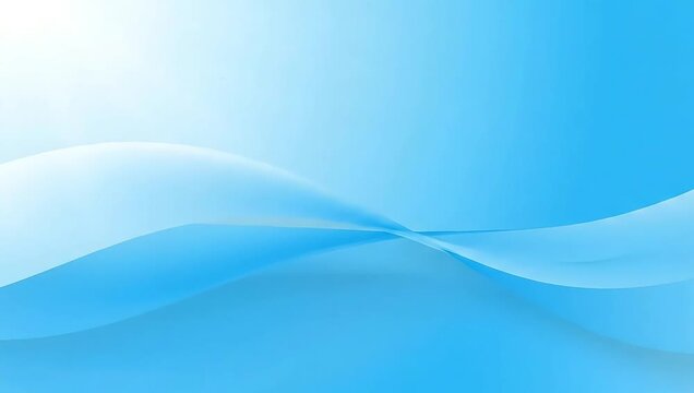 Gentle blue abstract background with flowing curves and soft light creating a serene and calming atmosphere perfect for presentations and website designs with a modern aesthetic