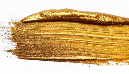 golden splash on white