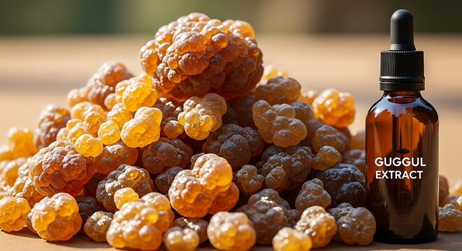 Guggul Extract - Ancient Ayurvedic Remedy for Health and Wellness.
