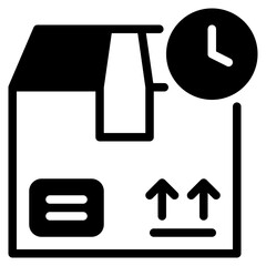 File Upload Icon with Clock and Arrows