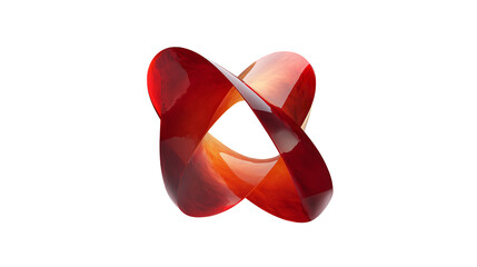 A captivating red swirl evokes fiery emotions and abstract beauty with seamless glossy texture on