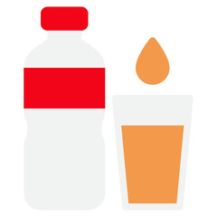 Liquid Medicine Dropper and Glass