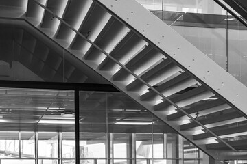 modern glass architecture in Reykjavik city in Iceland