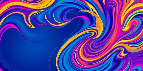 Vibrant, swirling abstract design in soccer ball colors,  team,  victory