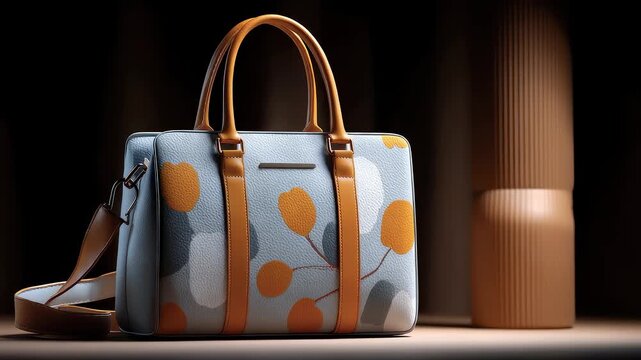 Stylish Handbag Still Life Display with Design Sense