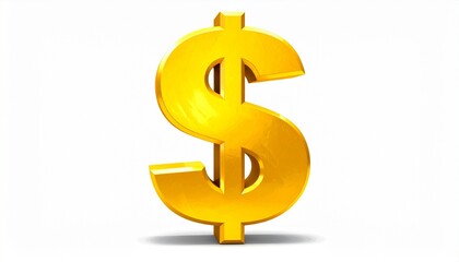 Obraz premium golden dollar symbol