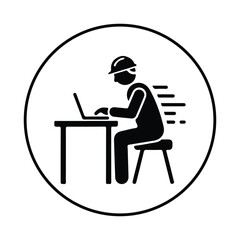 man idea silhouette icon