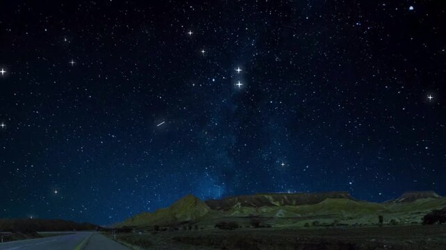 Sahara disert at night
