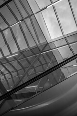 modern glass architecture in Reykjavik city in Iceland