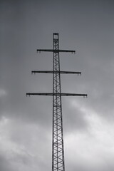 Energie Transporte Elektrizität Strom Gitter maste in Umbau