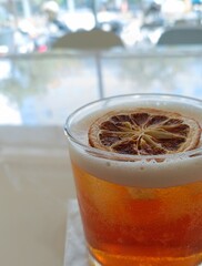 a cup of (dried) lemon tea