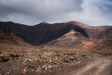 Landscape of the oldest Canary Island - Fuerteventura