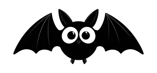 Obraz premium PNG Cute cartoon bat illustration.