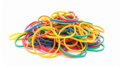 colorful rubber bands