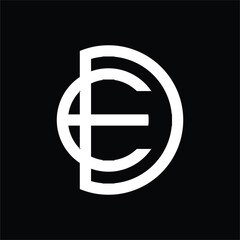 Best ED logo Design and creative and monogram brand logo using adobe illustrator...	