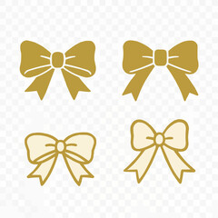 高級感のある金色リボンセット