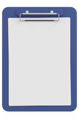 3D Illustration Of Blank Paper on The Board for Food Menu or Restaurant Bill Mockup.